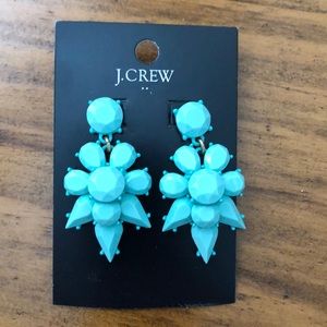 J.Crew Turquoise chandelier earrings